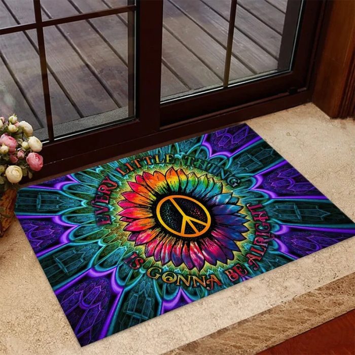 Every Little Thing Hippie Doormat